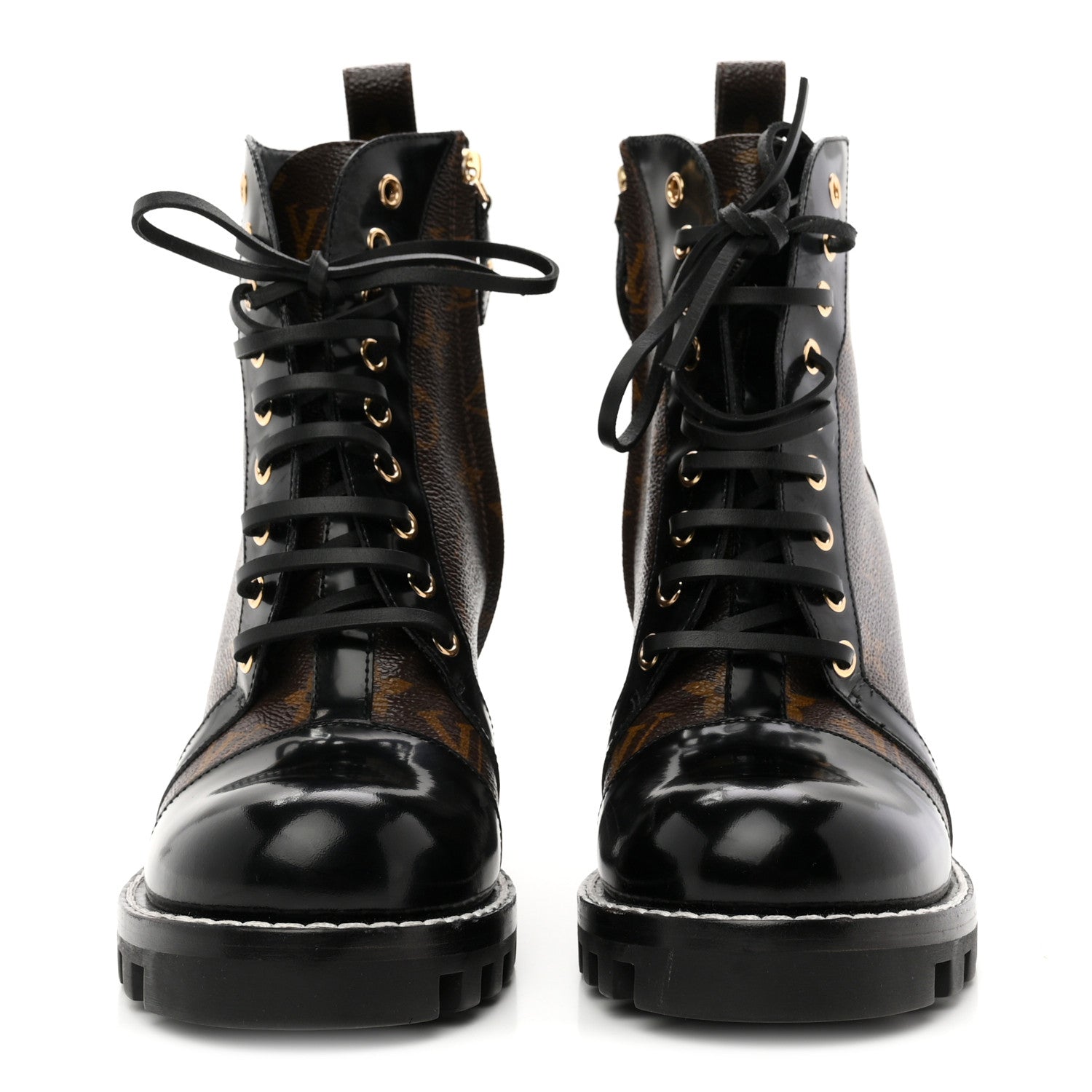 Patent Calfskin Monogram Star Trail Ankle Boots 39 Black £¨ Direct shipment via from wholesalehk.shop