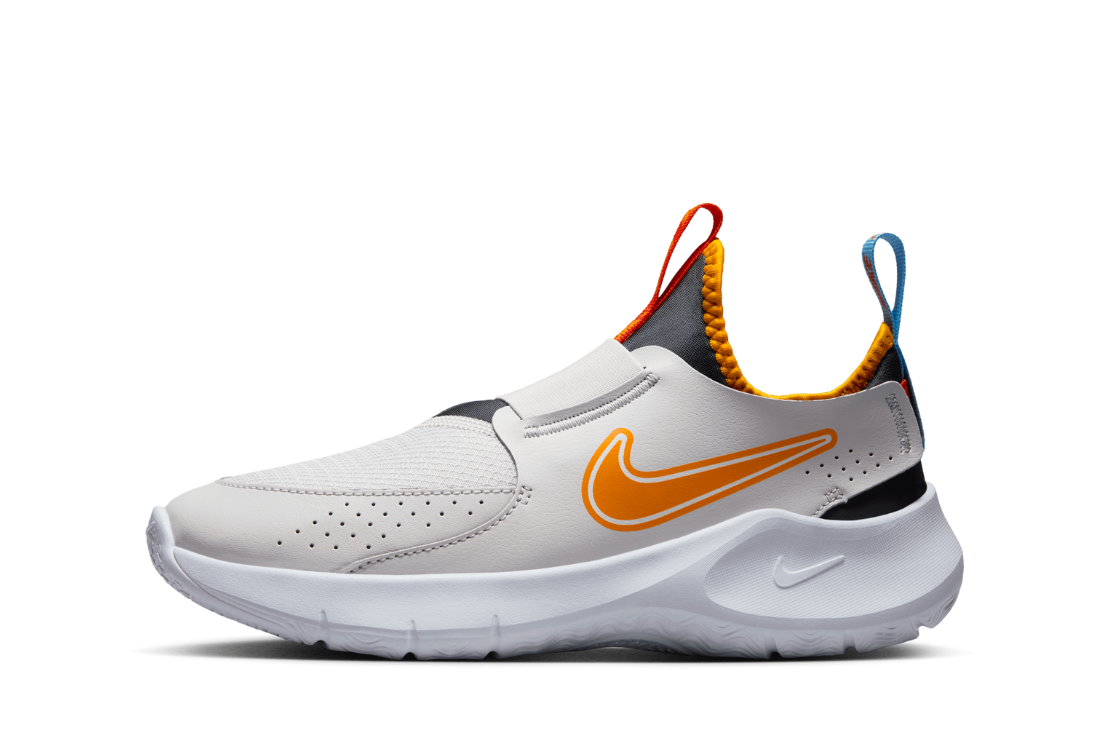 2026 New Arrival Flex Runner 3 (GS) Older Kids' :Vast Grey | Orange Peel wholesalehk.shop