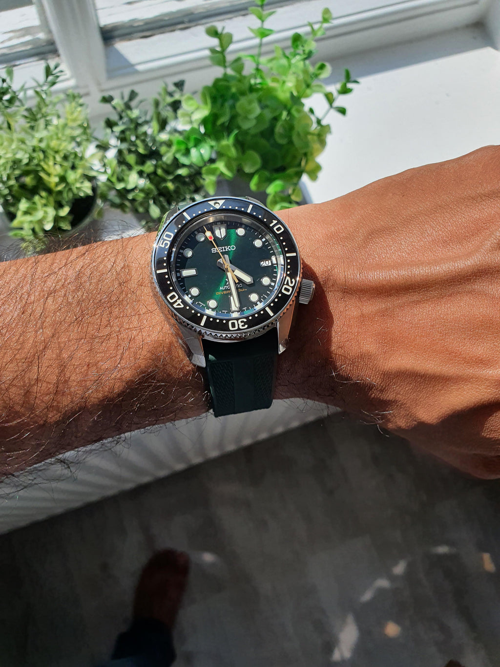 Seiko Prospex 140th Anniversary Limited Divers Green Dial Silver Steel Strap Watch For Men - SPB207J1 wholesalehk.shop