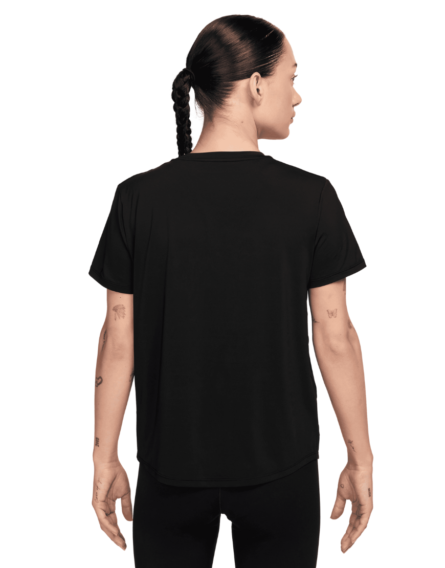 2026 New Arrival Women's One Swoosh Dri-FIT Short-Sleeve Tee :Black wholesalehk.shop