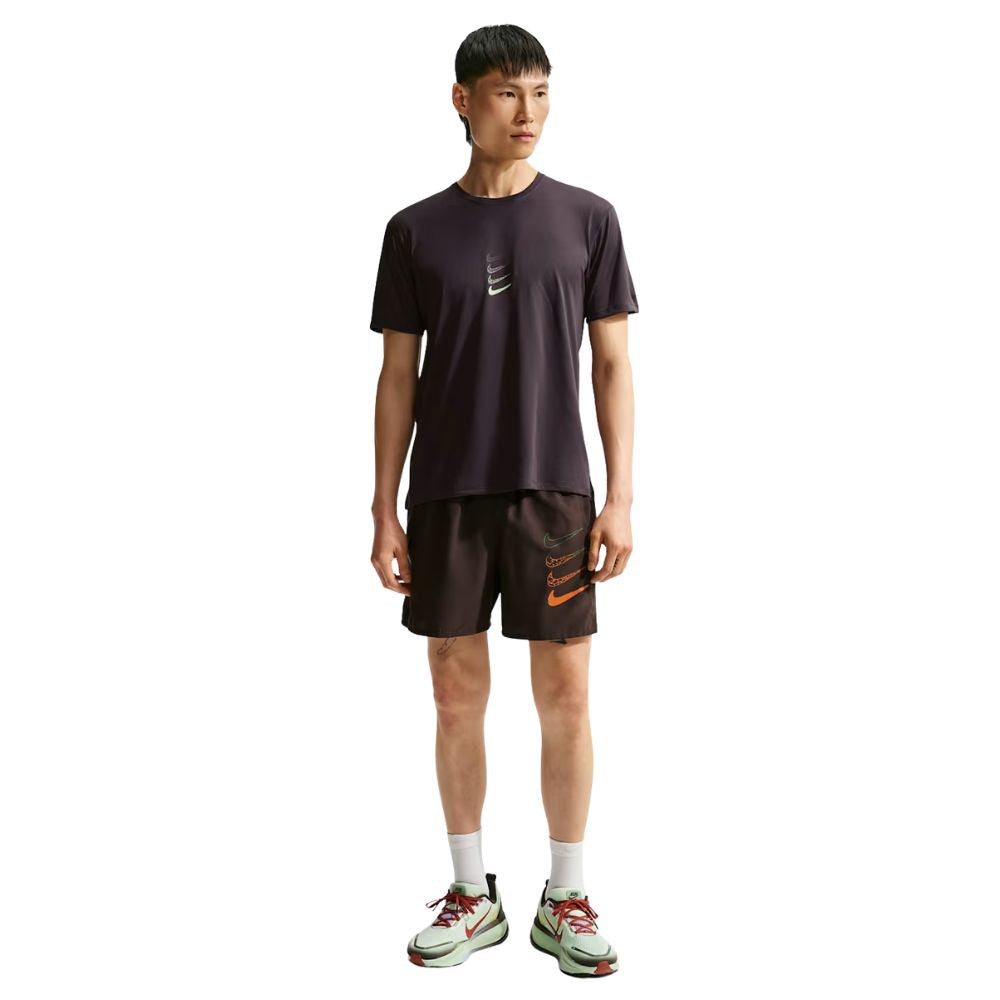 2026 New Arrival Men's Dri-FIT Short-Sleeve Running Top :Black wholesalehk.shop