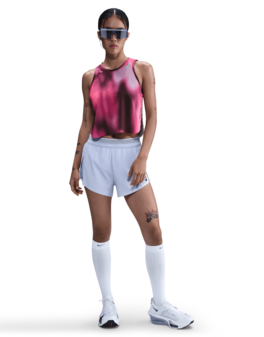 2026 New Arrival Women's DriFIT AeroSwift Faith Kipyegon Running Tank: Rush Fuchsia | Burgundy Crush wholesalehk.shop