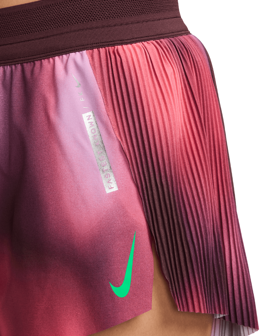 2026 New Arrival Women's DriFIT Aeroswift Faith Kipyegon Running Shorts :Rush Fuchsia | Green Shock wholesalehk.shop