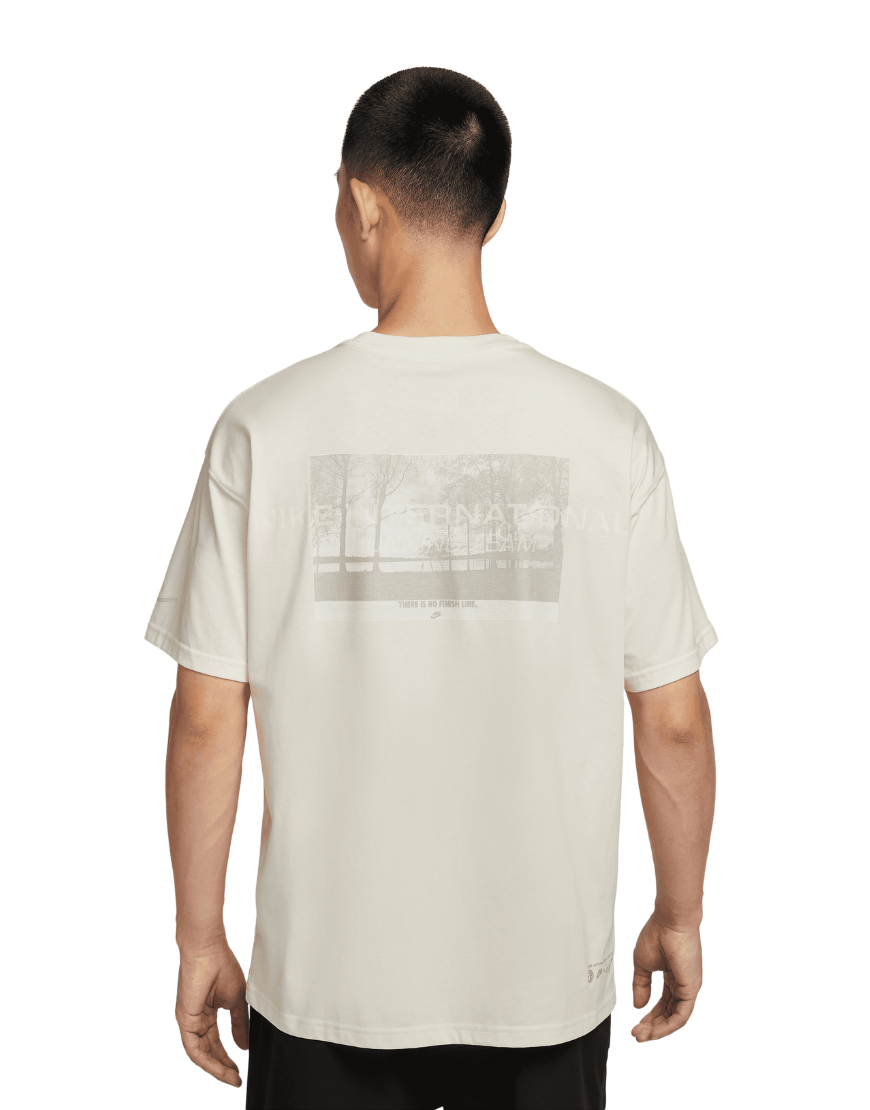 2026 New Arrival Men's Nike M90 Running T-Shirt :Soft Pearl wholesalehk.shop
