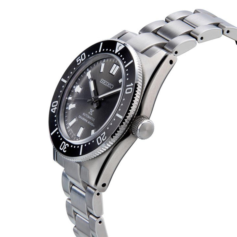Seiko Prospex 1965 Modern Re Interpretation Automatic Black Dial Silver Steel Strap Watch For Men - SPB143J1 wholesalehk.shop
