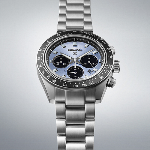 Seiko Prospex Speedtimer 41.4 Solar Chronograph Blue Dial Silver Steel Strap Watch for Men - SSC935 wholesalehk.shop