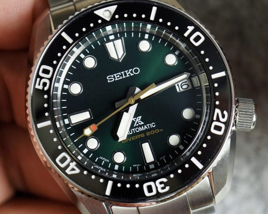 Seiko Prospex 140th Anniversary Limited Edition Automatic Scuba Divers Green Dial Silver Steel Strap Watch for Men - SPB207J1 wholesalehk.shop
