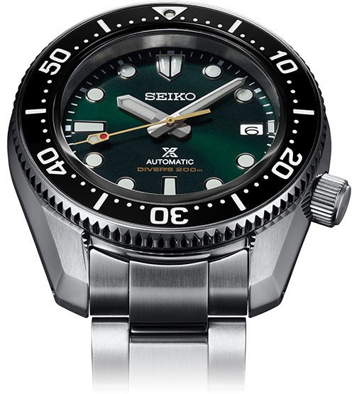 Seiko Prospex 140th Anniversary Limited Edition Automatic Scuba Divers Green Dial Silver Steel Strap Watch for Men - SPB207J1 wholesalehk.shop