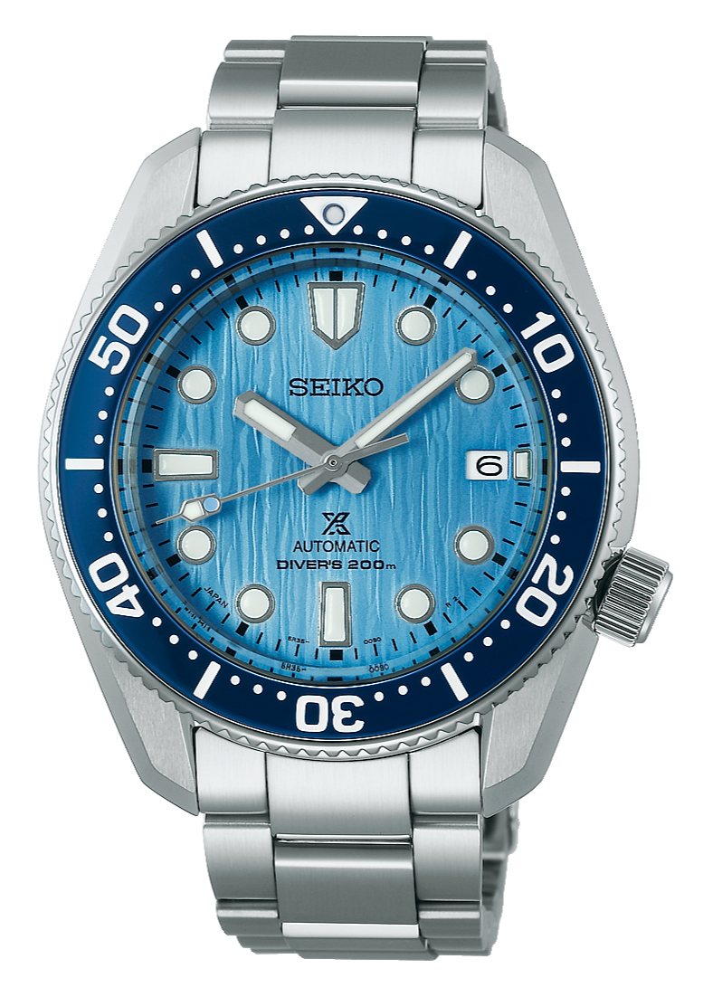 Seiko Prospex Glacier Save The Ocean Special Edition Automatic Blue Dial Silver Steel Strap Watch for Men - SPB299J1 wholesalehk.shop