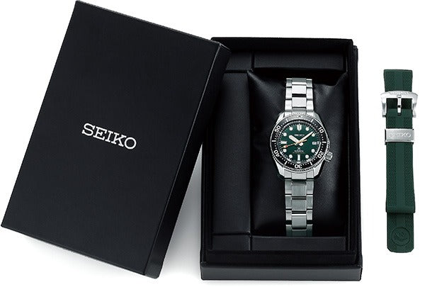 Seiko Prospex 140th Anniversary Limited Edition Automatic Scuba Divers Green Dial Silver Steel Strap Watch for Men - SPB207J1 wholesalehk.shop