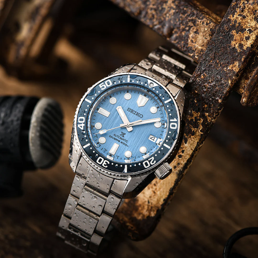 Seiko Prospex Glacier Save The Ocean Special Edition Automatic Blue Dial Silver Steel Strap Watch for Men - SPB299J1 wholesalehk.shop