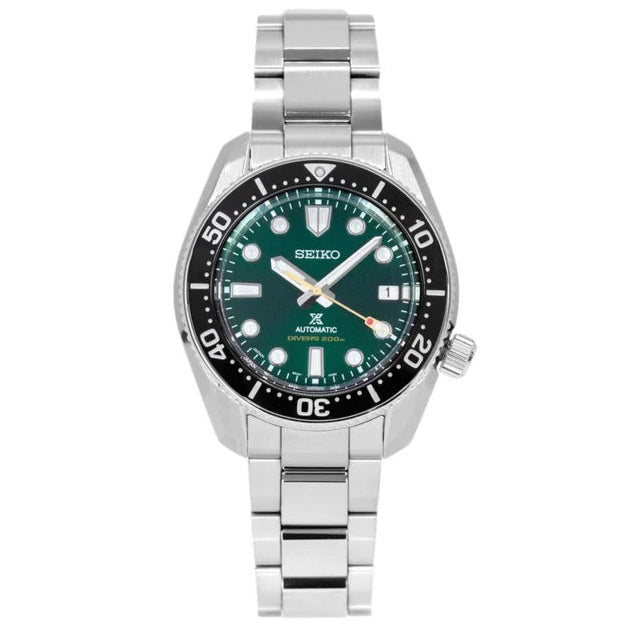 Seiko Prospex 140th Anniversary Limited Edition Automatic Scuba Divers Green Dial Silver Steel Strap Watch for Men - SPB207J1 wholesalehk.shop
