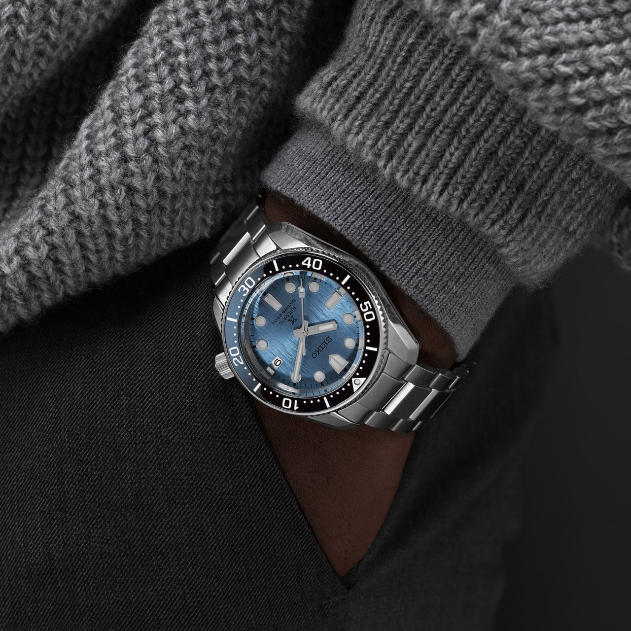 Seiko Prospex Glacier Save The Ocean Special Edition Automatic Blue Dial Silver Steel Strap Watch for Men - SPB299J1 wholesalehk.shop