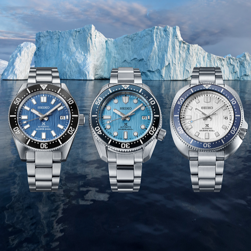 Seiko Prospex Glacier Save The Ocean Special Edition Automatic Blue Dial Silver Steel Strap Watch for Men - SPB299J1 wholesalehk.shop