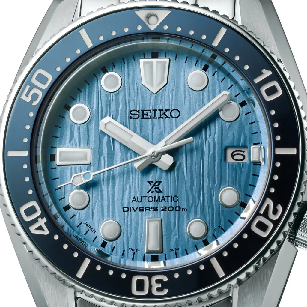 Seiko Prospex Glacier Save The Ocean Special Edition Automatic Blue Dial Silver Steel Strap Watch for Men - SPB299J1 wholesalehk.shop