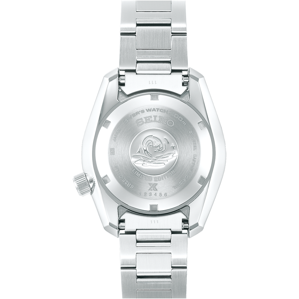 Seiko Prospex 140th Anniversary Limited Edition Automatic Scuba Divers Green Dial Silver Steel Strap Watch for Men - SPB207J1 wholesalehk.shop