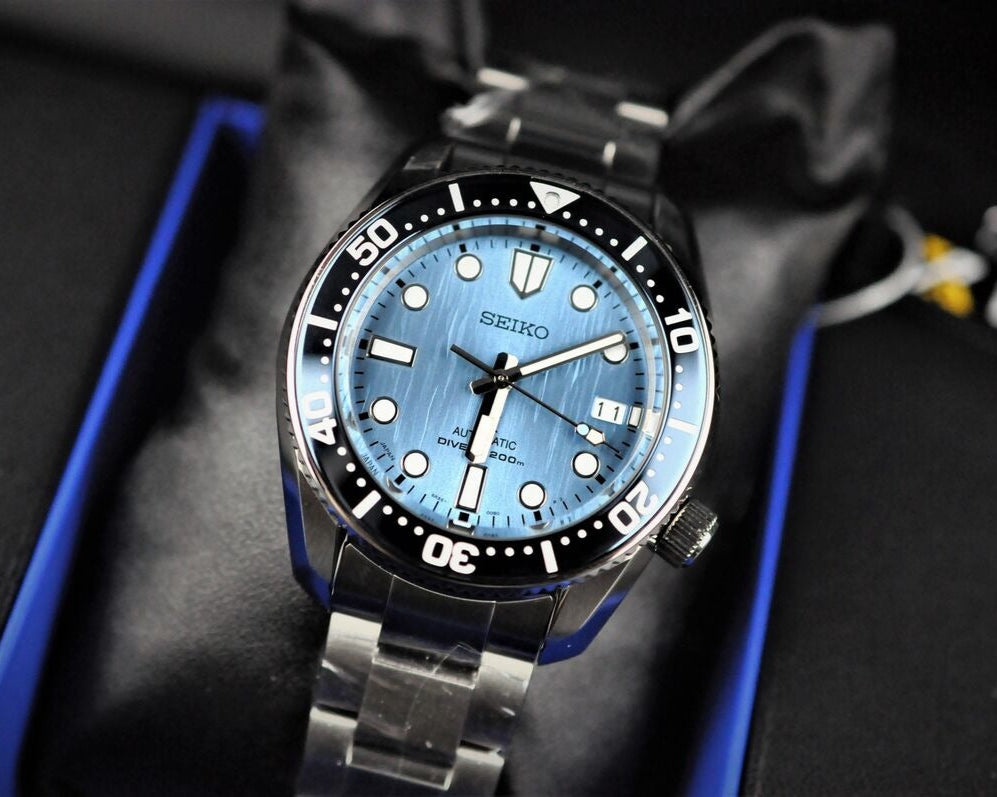 Seiko Prospex Glacier Save The Ocean Special Edition Automatic Blue Dial Silver Steel Strap Watch for Men - SPB299J1 wholesalehk.shop