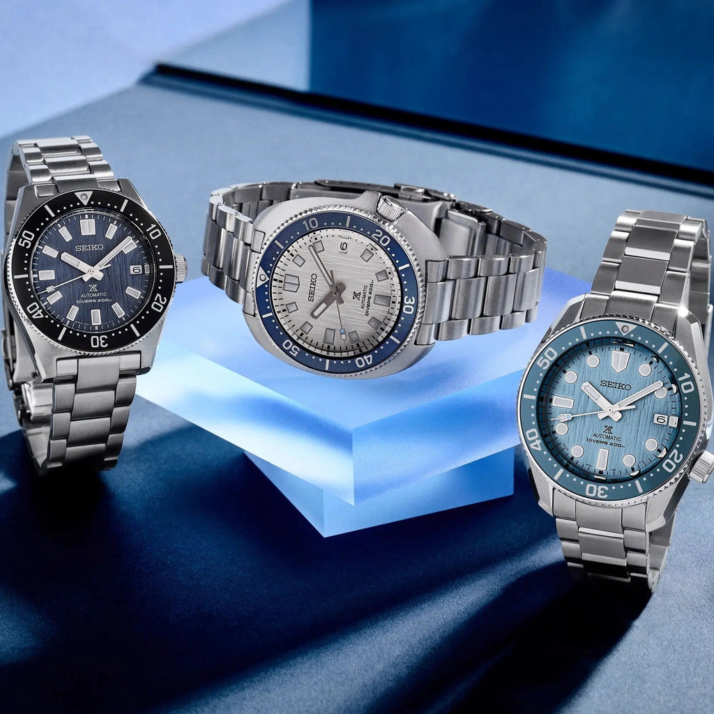 Seiko Prospex Glacier Save The Ocean Special Edition Automatic Blue Dial Silver Steel Strap Watch for Men - SPB299J1 wholesalehk.shop