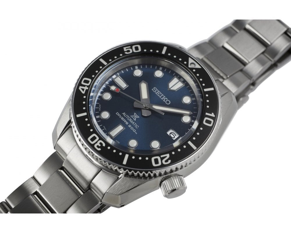 Seiko Prospex Marinemaster Automatic Scuba Divers Blue Dial Silver Steel Strap Watch for Men - SPB187J1 wholesalehk.shop