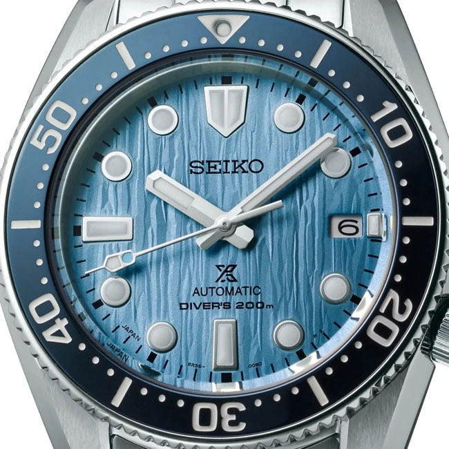 Seiko Prospex Glacier Save The Ocean Special Edition Automatic Blue Dial Silver Steel Strap Watch for Men - SPB299J1 wholesalehk.shop