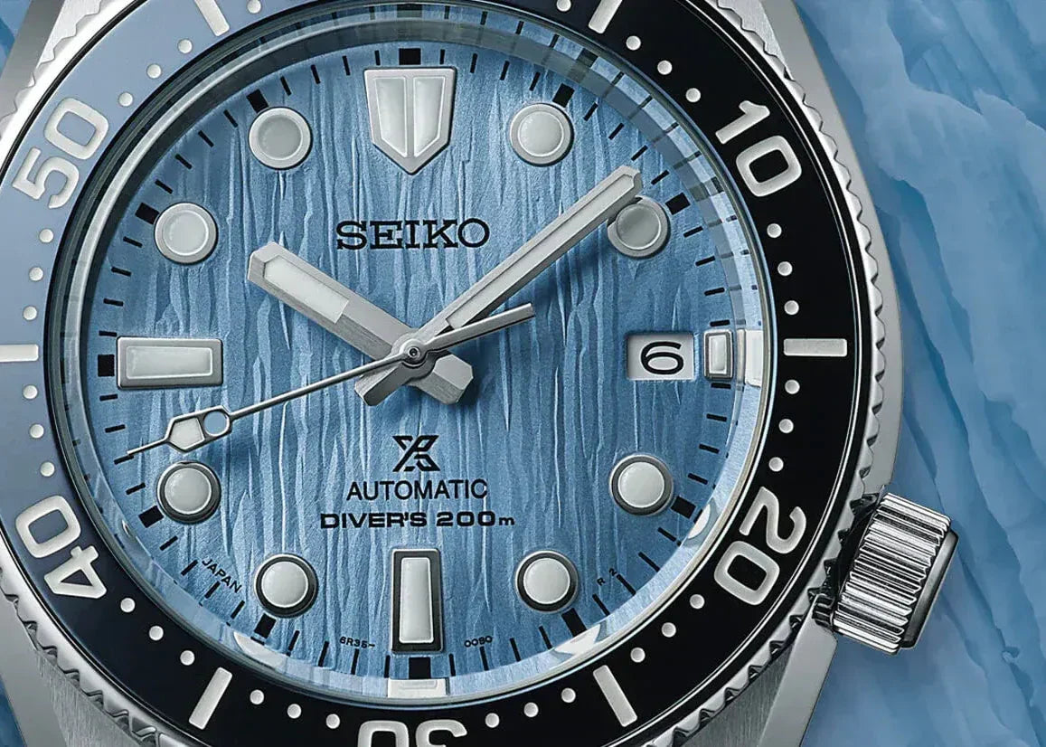 Seiko Prospex Glacier Save The Ocean Special Edition Automatic Blue Dial Silver Steel Strap Watch for Men - SPB299J1 wholesalehk.shop