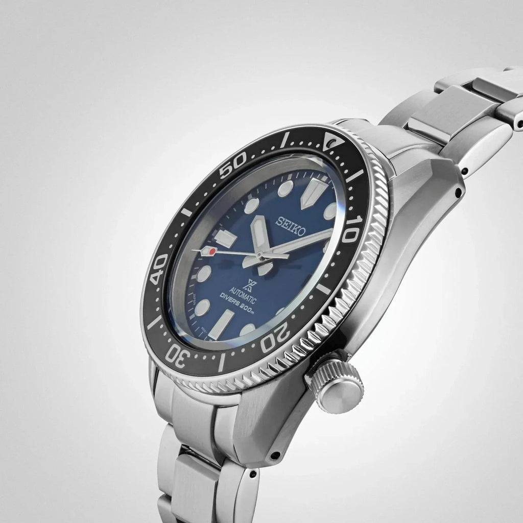 Seiko Prospex Marinemaster Automatic Scuba Divers Blue Dial Silver Steel Strap Watch for Men - SPB187J1 wholesalehk.shop