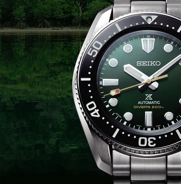 Seiko Prospex 140th Anniversary Limited Edition Automatic Scuba Divers Green Dial Silver Steel Strap Watch for Men - SPB207J1 wholesalehk.shop