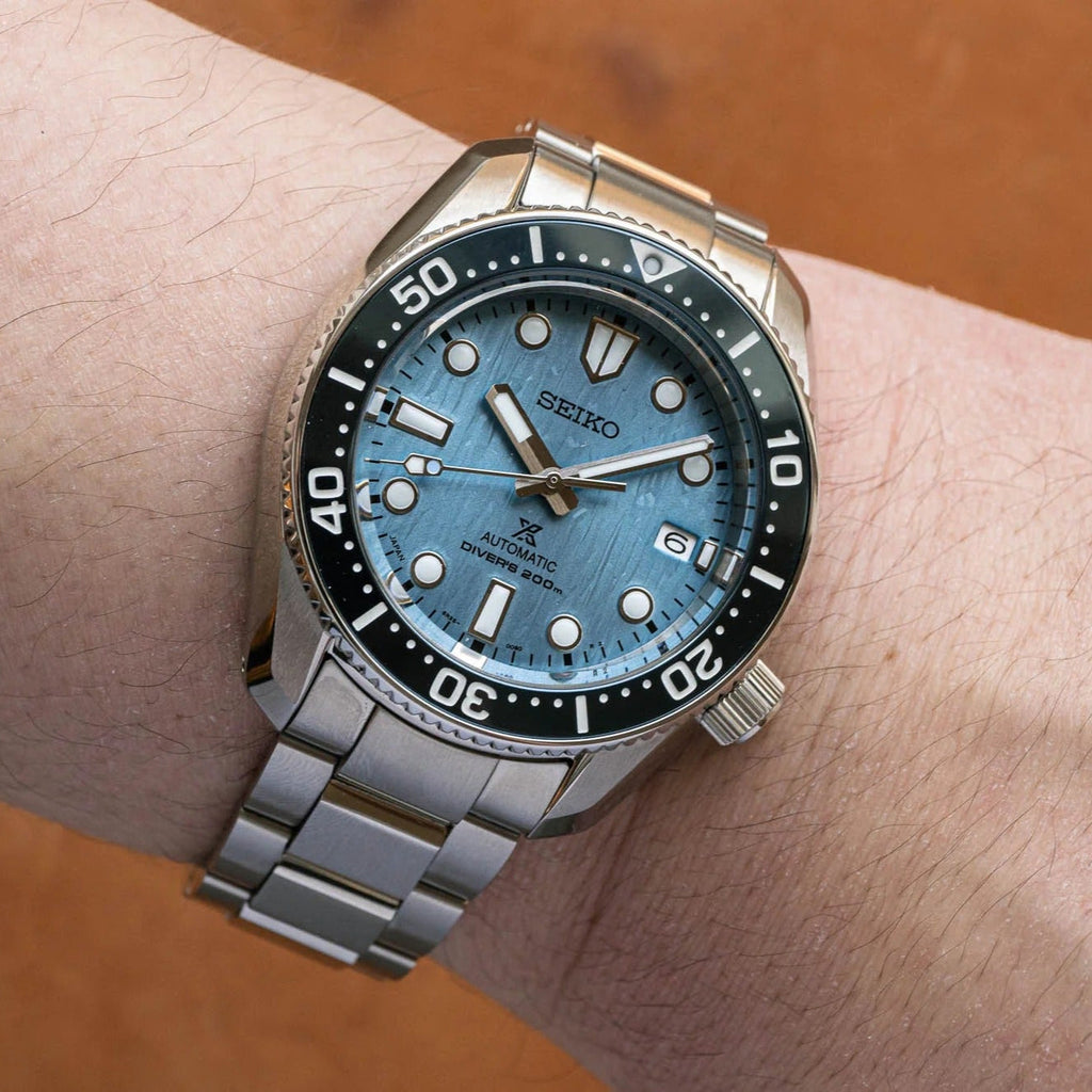Seiko Prospex Glacier Save The Ocean Special Edition Automatic Blue Dial Silver Steel Strap Watch for Men - SPB299J1 wholesalehk.shop