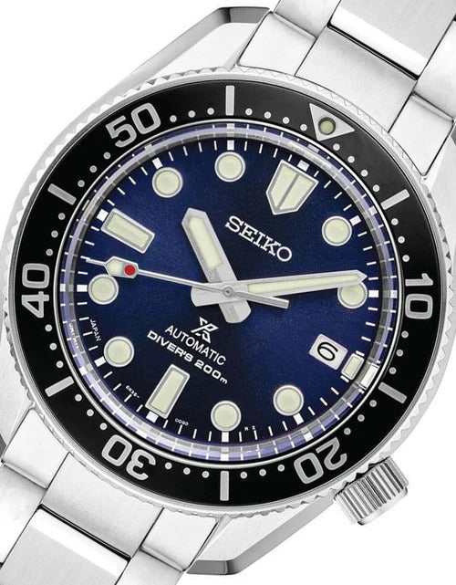 Seiko Prospex Marinemaster Automatic Scuba Divers Blue Dial Silver Steel Strap Watch for Men - SPB187J1 wholesalehk.shop