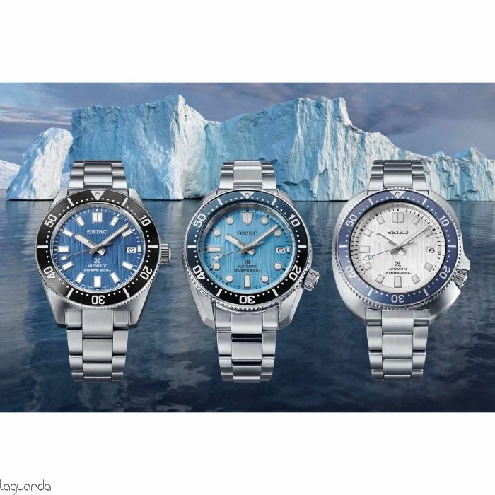 Seiko Prospex Glacier Save The Ocean Special Edition Automatic Blue Dial Silver Steel Strap Watch for Men - SPB299J1 wholesalehk.shop