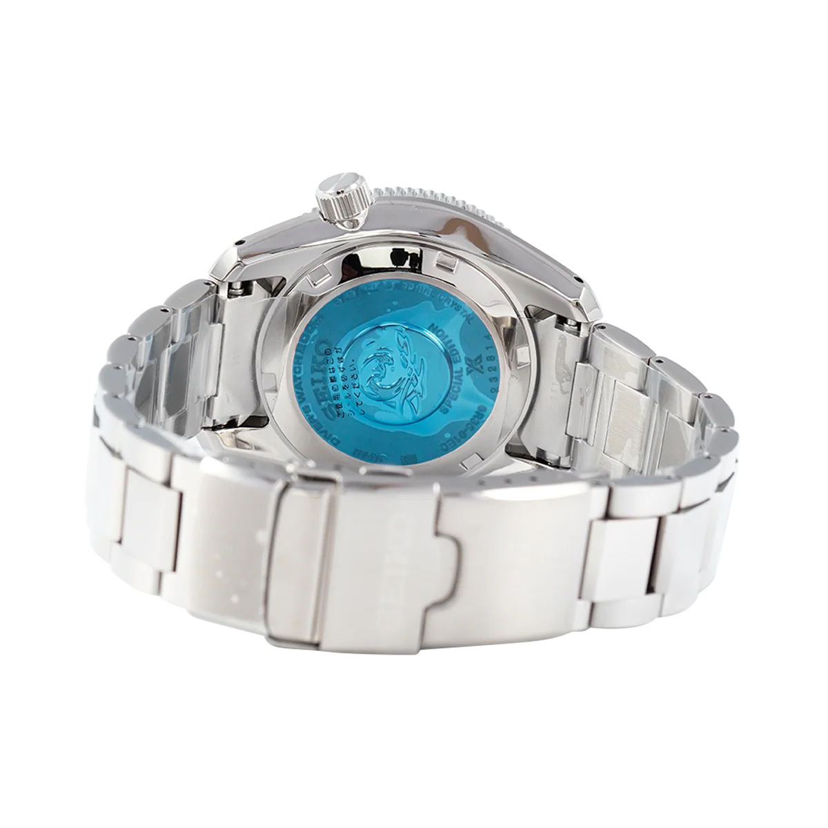 Seiko Prospex Glacier Save The Ocean Special Edition Automatic Blue Dial Silver Steel Strap Watch for Men - SPB299J1 wholesalehk.shop