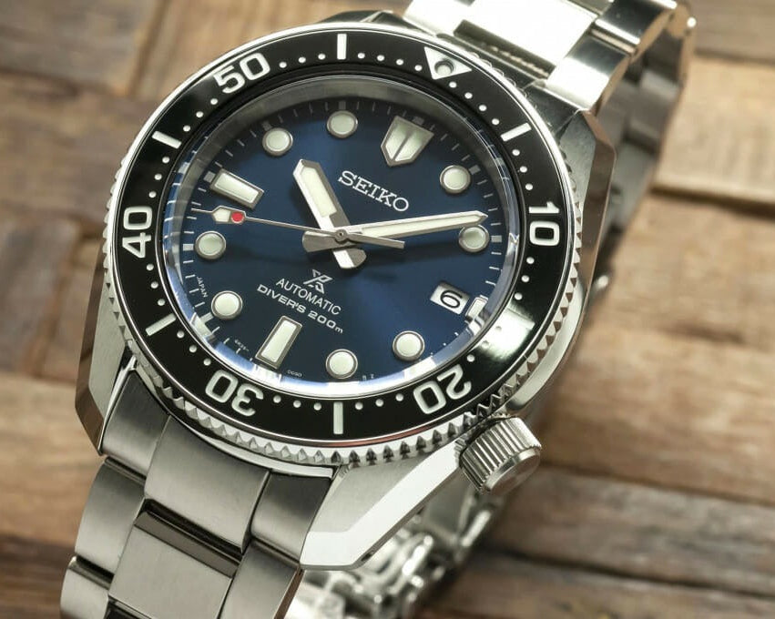 Seiko Prospex Marinemaster Automatic Scuba Divers Blue Dial Silver Steel Strap Watch for Men - SPB187J1 wholesalehk.shop