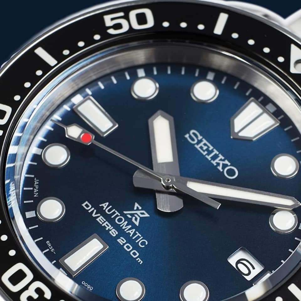 Seiko Prospex Marinemaster Automatic Scuba Divers Blue Dial Silver Steel Strap Watch for Men - SPB187J1 wholesalehk.shop