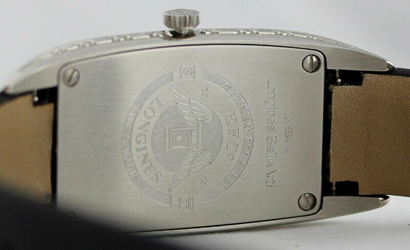 Longines BelleArti Stainless Steel Mens Strap Watch L2.694.4.53.3 wholesalehk.shop