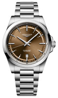 Longines Conquest Automatic Stainless Steel Brown Dial Date Mens Watch L3.830.4.62.6 wholesalehk.shop