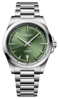 Longines Conquest Automatic Stainless Steel Green Dial Date Mens Watch L3.830.4.02.6 wholesalehk.shop