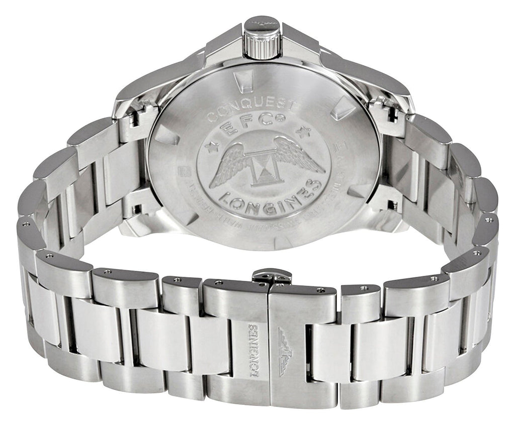 Longines Conquest Automatic Stainless Steel Silver Dial Date Divers Mens Watch L3.778.4.76.6 wholesalehk.shop