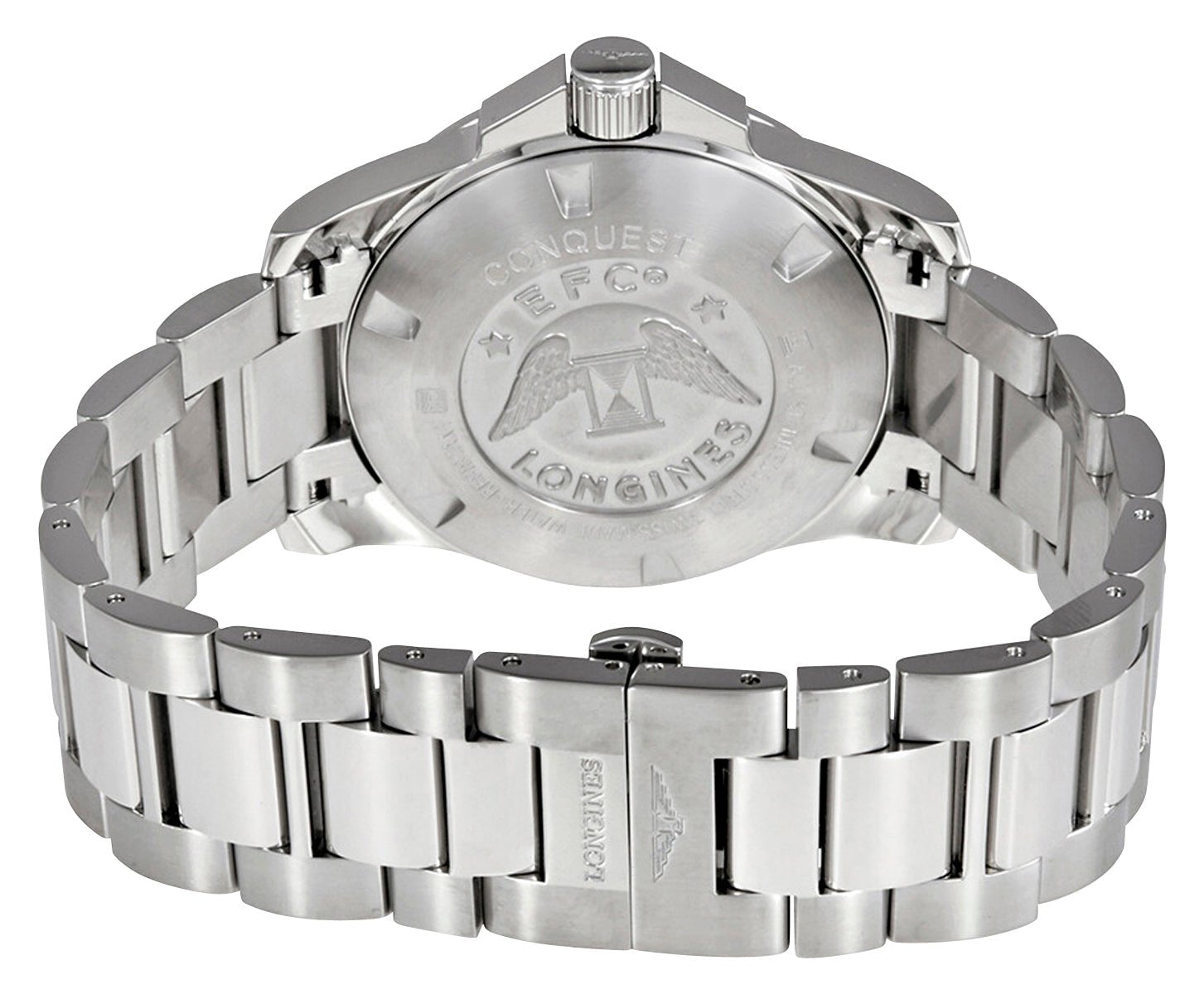 Longines Conquest Automatic Stainless Steel Silver Dial Date Divers Mens Watch L3.778.4.76.6 wholesalehk.shop