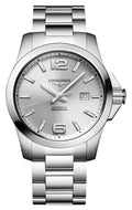Longines Conquest Automatic Stainless Steel Silver Dial Date Divers Mens Watch L3.778.4.76.6 wholesalehk.shop