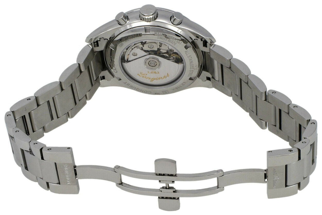 Longines Conquest Classic Automatic Chronograph Moonphase Mens Watch Calendar L2.798.4.72.6 wholesalehk.shop