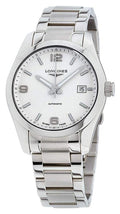Longines Conquest Classic Automatic Stainless Steel Silver-Tone Dial Date Mens Watch L2.785.4.76.6 wholesalehk.shop