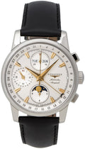 Longines Conquest Heritage Automatic Chronograph Moonphase Silver Dial Day-Date-Month Mens Watch L1.642.4.77.2 wholesalehk.shop