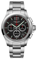 Longines Conquest V.H.P. Chronograph Stainless Steel Black Dial Perpetual Calendar Date Quartz Mens Watch L3.717.4.66.6 wholesalehk.shop