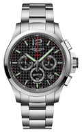Longines Conquest V.H.P. Chronograph Stainless Steel Black Dial Perpetual Calendar Date Quartz Mens Watch L3.727.4.66.6 wholesalehk.shop