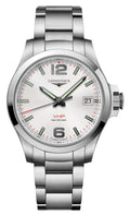 Longines Conquest V.H.P. Stainless Steel Silver Dial Perpetual Calendar Date Quartz Mens Watch L3.716.4.76.6 wholesalehk.shop