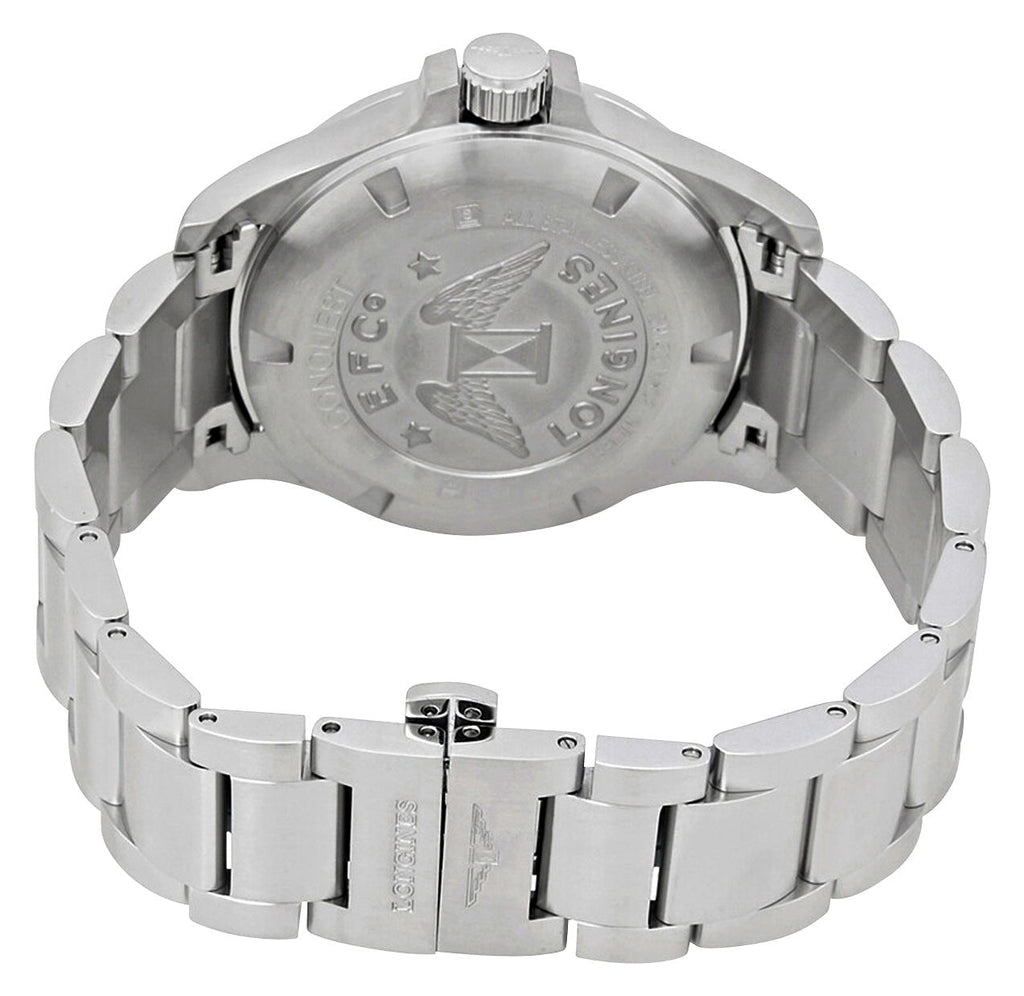 Longines Conquest V.H.P. Stainless Steel Silver Dial Perpetual Calendar Date Quartz Mens Watch L3.716.4.76.6 wholesalehk.shop