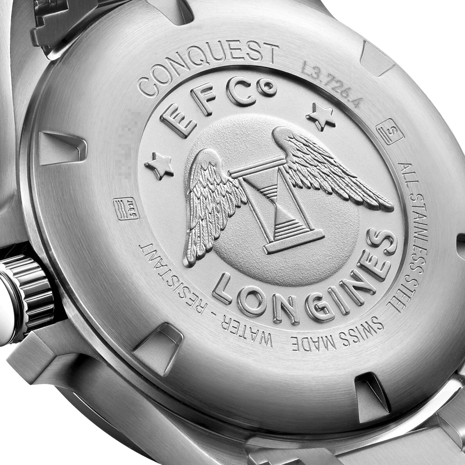 Longines Conquest V.H.P. Stainless Steel Silver Dial Perpetual Calendar Date Quartz Mens Watch L3.726.4.76.6 wholesalehk.shop