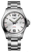 Longines Conquest V.H.P. Stainless Steel Silver Dial Perpetual Calendar Date Quartz Mens Watch L3.726.4.76.6 wholesalehk.shop