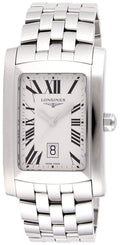 Longines DolceVita XL Silver Dial Date Quartz Stainless Steel Mens Watch L5.686.4.71.6 wholesalehk.shop