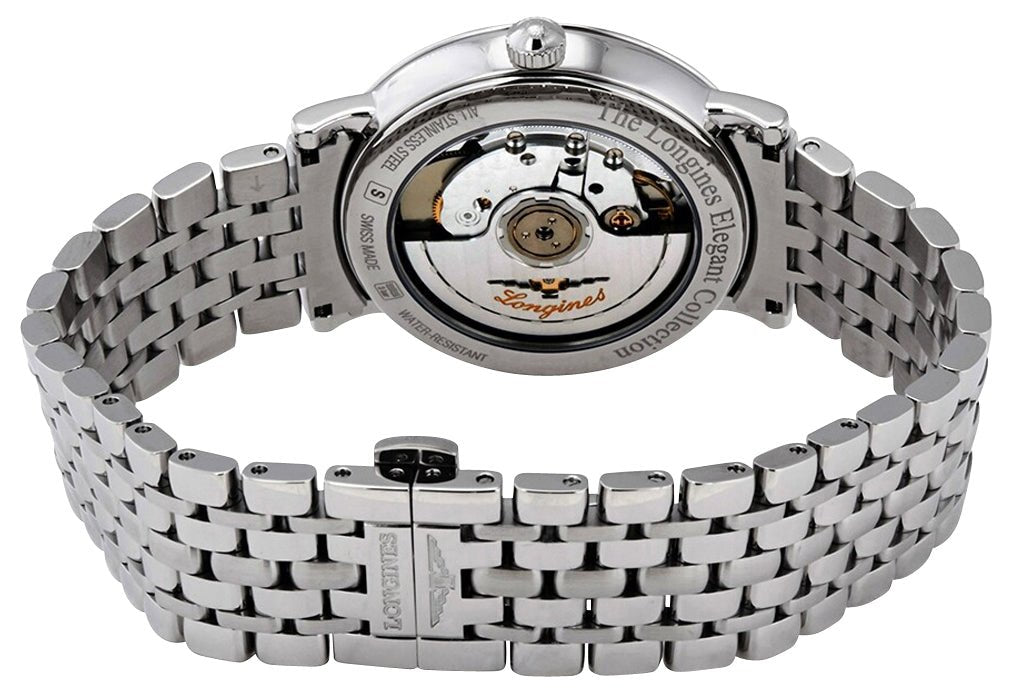 Longines Elegant Automatic Stainless Steel Blue Dial Date Mens Watch L4.810.4.92.6 wholesalehk.shop